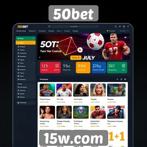 Interface do usuário do 50bet acessível e intuitiva